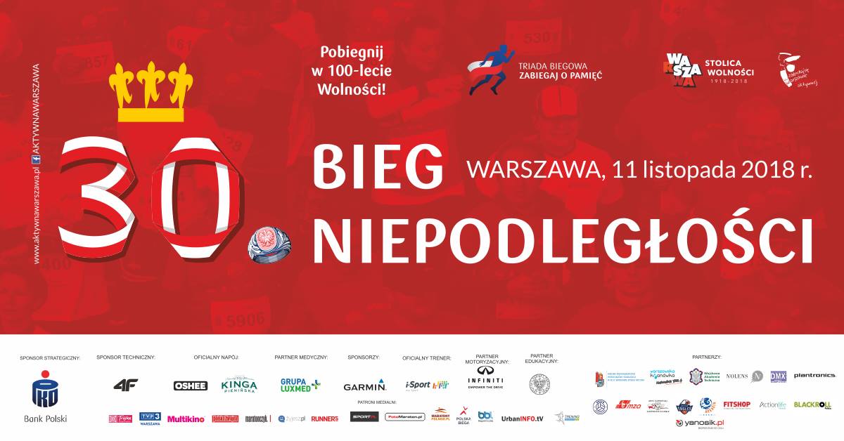30. Bieg Niepodległości, 11.11.2018 r., Warszawa