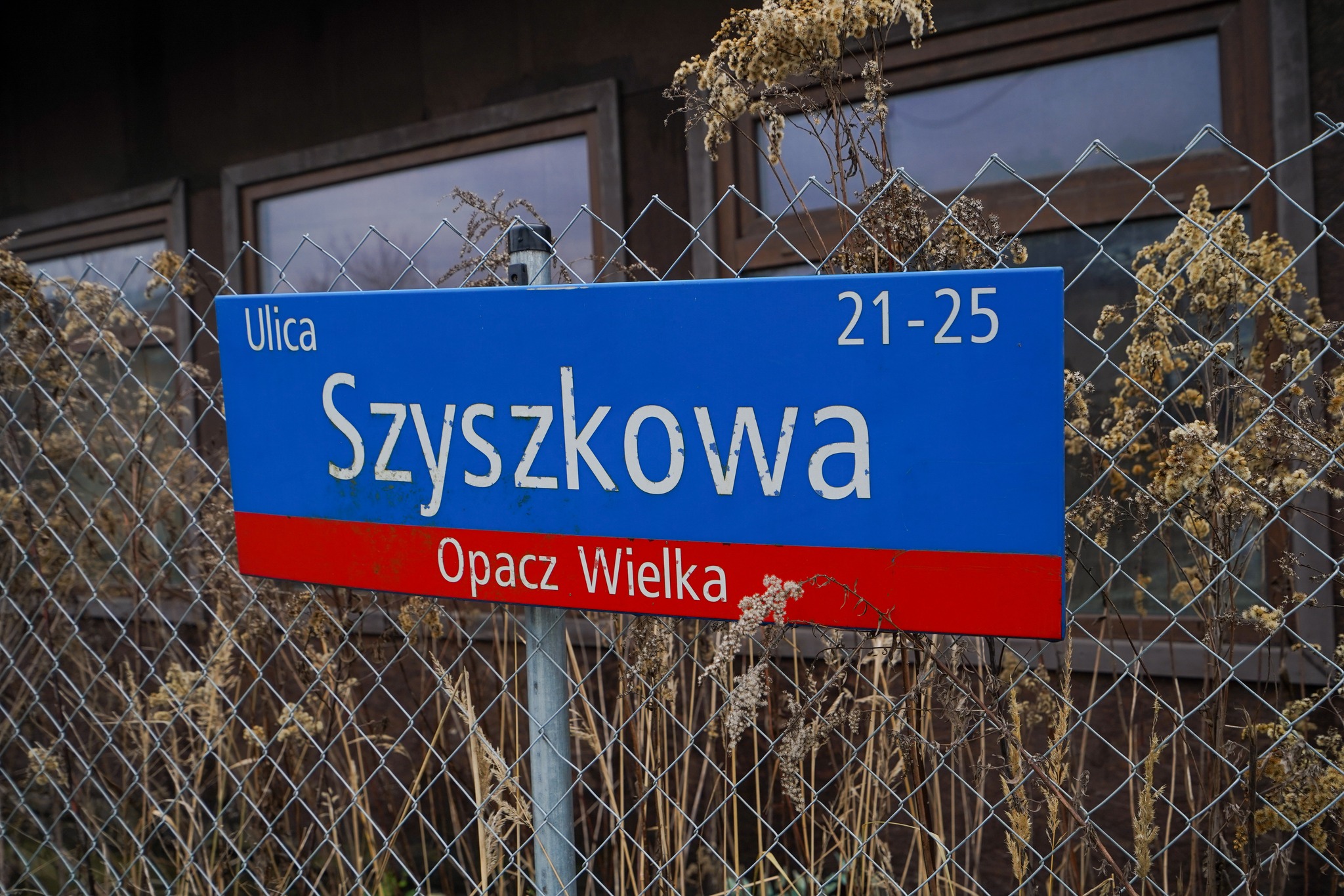 Ulica Szyszkowa na terenie dzielnicy Włochy